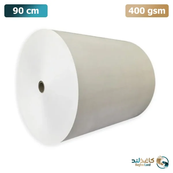 رول مقوای ایندربرد 400 گرم با عرض 90 سانتی‌متر از برندهای معتبر نینگبو، سیلورپک و چیمینگ.